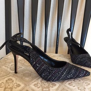 White House black market ankle strap heels